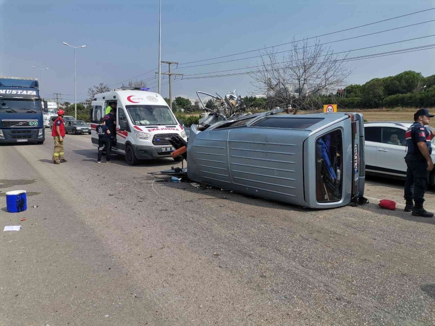 Bandırma’da trafik kazası: 6 yaralı