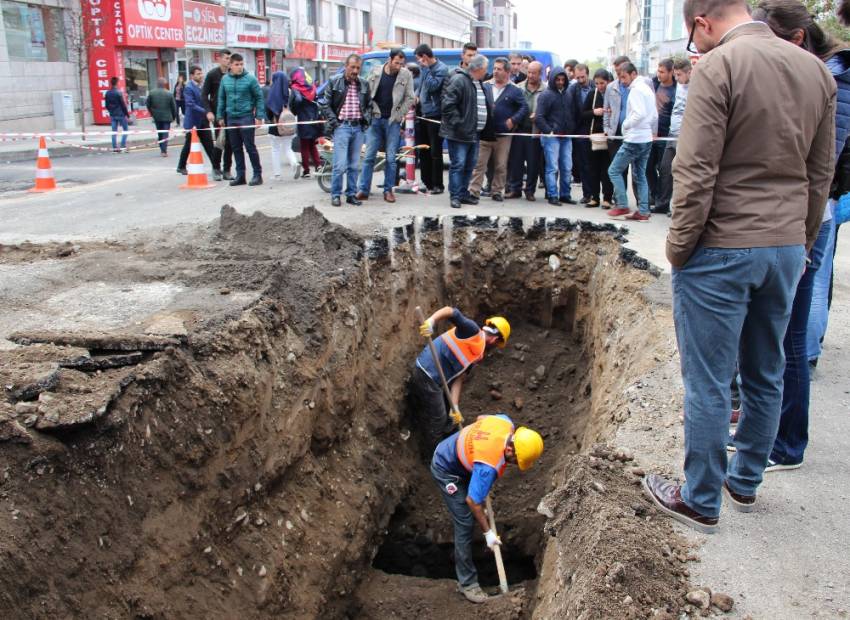 Erzurum’da ’Osmanlı su kanalları’ bulundu