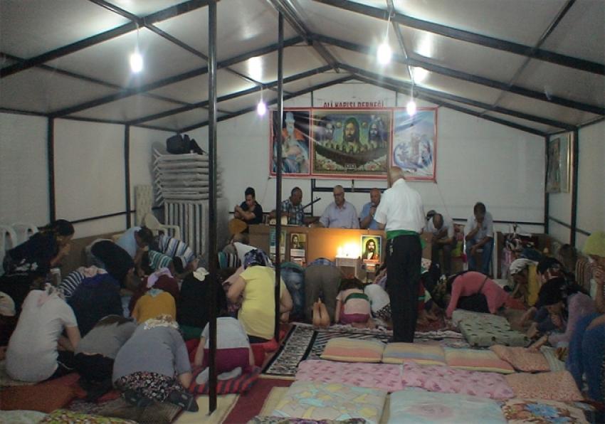 Çadırdan cemevi yapıldı