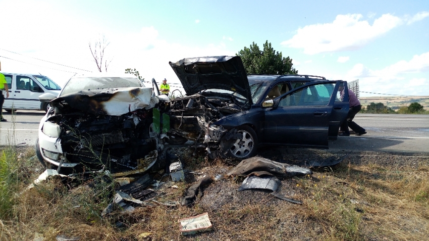 Tekirdağ’da zincirleme kaza: 4 yaralı