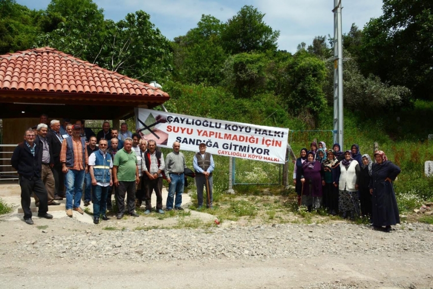 Su gelmezse sandığa gitmeyecekler