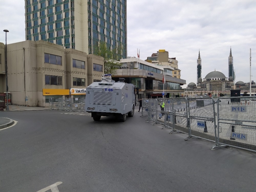 Taksim’de yoğun güvenlik önlemi