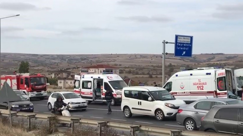 Trafik kazası: 3 yaralı