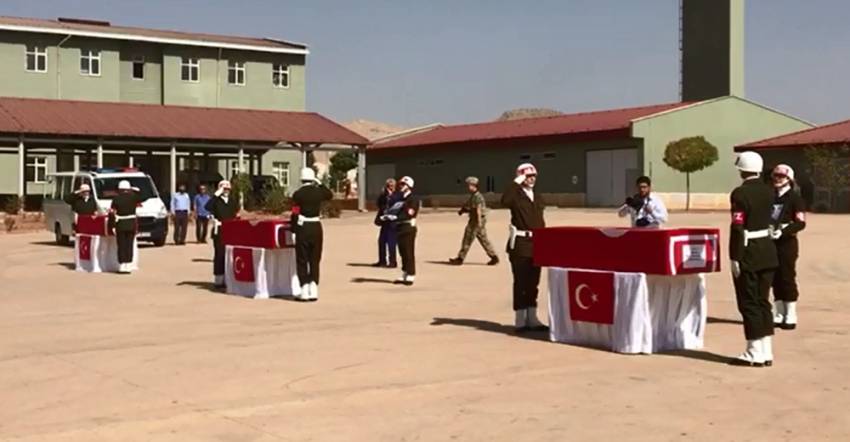 Mardin şehitleri için tören