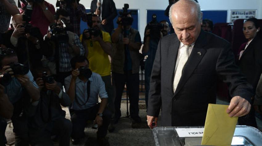 Bahçeli'nin sandığından o parti  çıktı