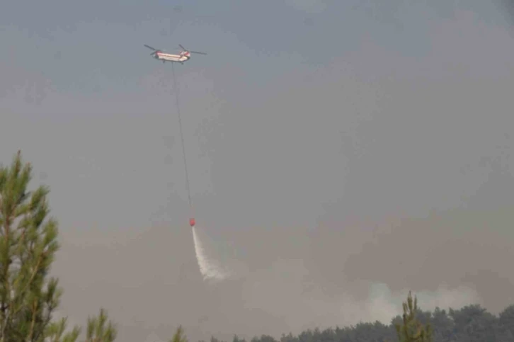 Babadağ’da 30 yayla evi boşaltıldı, Skorsky ve Chinook helikopterler desteğe geldi
