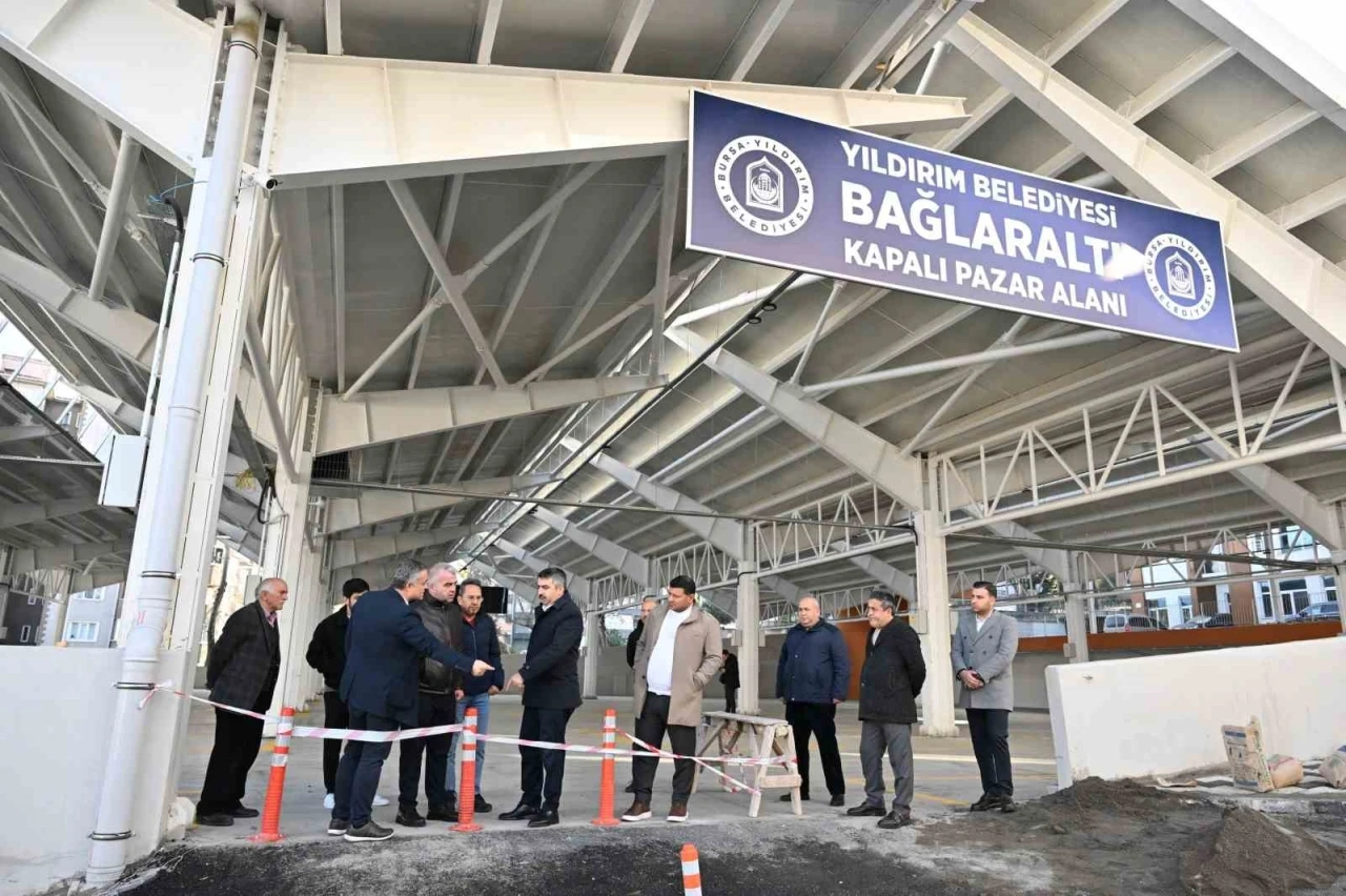 Bağlaraltı pazar alanı hizmete açılıyor