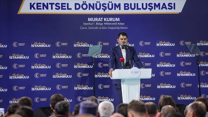 Bakan Kurum: 7 Mayıs'ta Atatürk Havalimanı Millet Bahçemizin ilk etabını sizlere armağan edeceğ