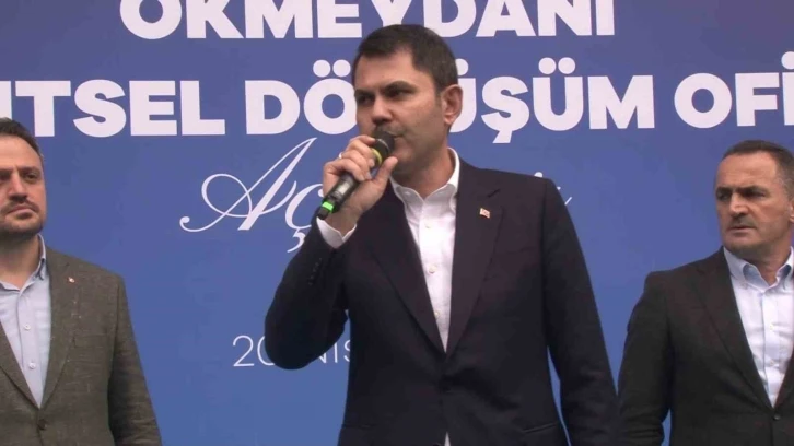 Bakan Kurum: "Kendi dönüşüm yapmak isteyen vatandaşı yapım ve finans desteği vereceğiz”
