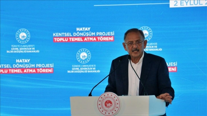 Bakan Özhaseki: Bakanlık olarak başladığımız toplam inşaat sayısı bugün itibarıyla 200 bini buluyor