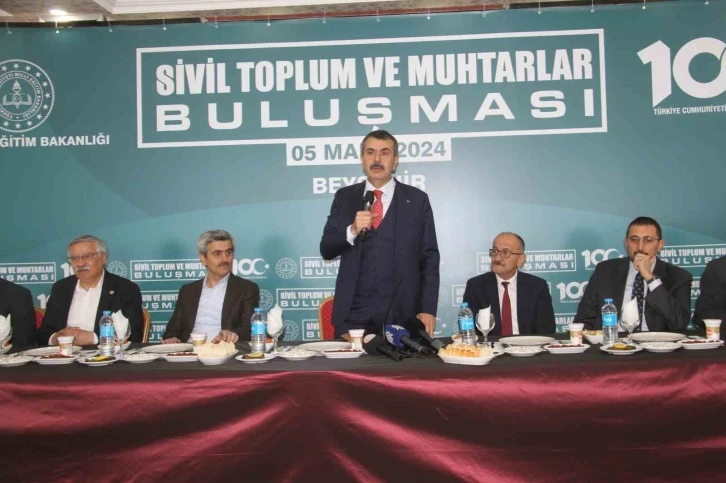 Bakan Tekin: "Milli Eğitim Bakanlığı çok büyük bir aile"
