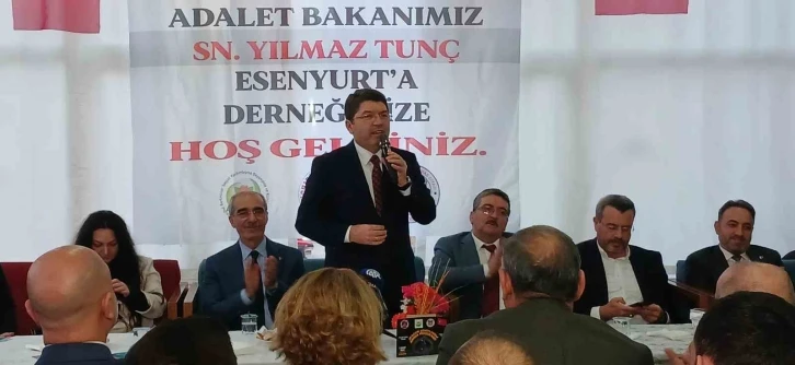 Bakan Tunç: "Esenyurt’ta, tüm adliyeleri tek çatı altında toplayabilecek arsamızı tahsis ettirdik"
