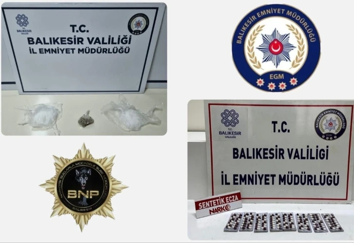 Balıkesir’de uyuşturucu operasyonu
