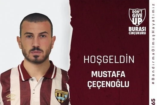 Bandırmaspor, Mustafa Çeçenoğlu ile 1 yıllık sözleşme imzaladı