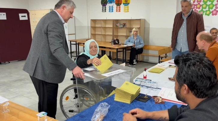 Bartın’da oy verme işlemleri sürüyor
