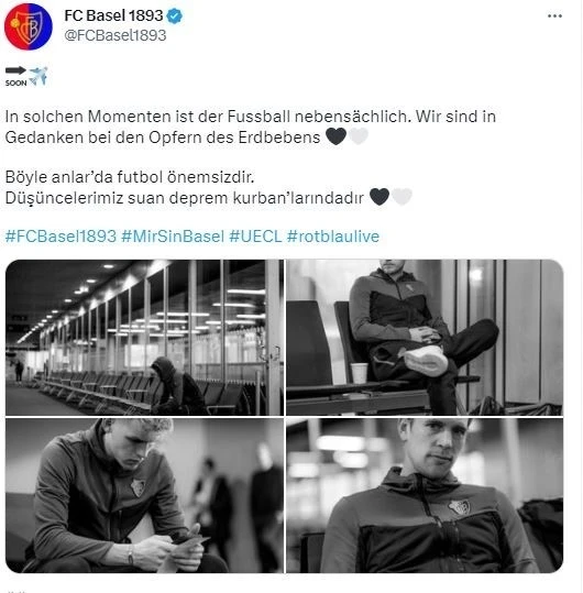 Basel: "Böyle anlarda futbol önemsizdir"
