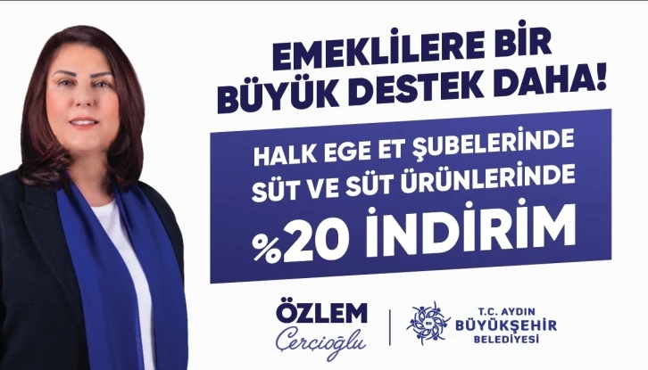 Başkan Çerçioğlu’ndan emekliye bir destek daha
