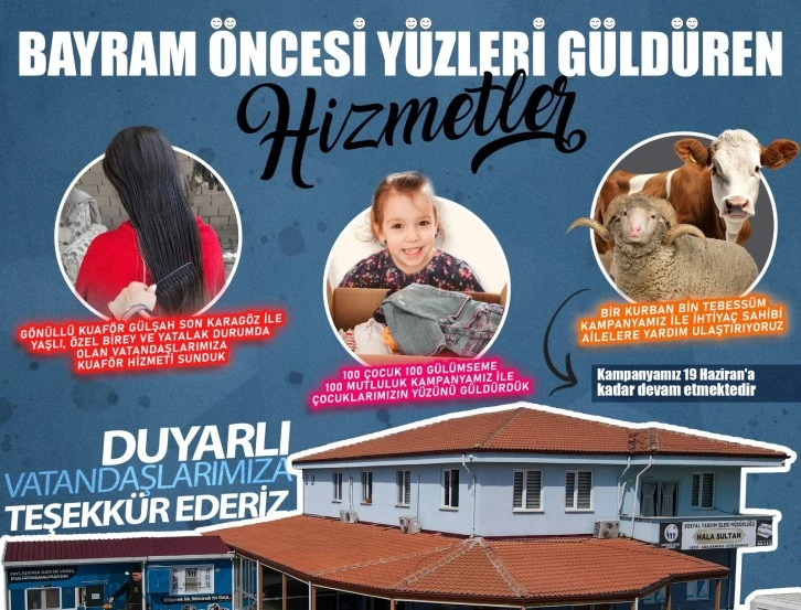 Başkan Erdem'den Bayram öncesi yüz güldüren hizmetler