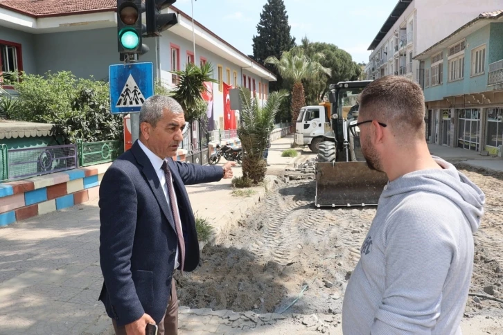 Başkan Kaplan’dan yol yapım çalışmalarına yakın takip
