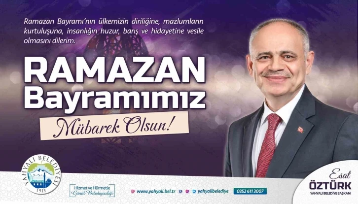 Başkan Öztürk:  “Ramazan’ın huzur ve umut getirmesini niyaz ediyorum
