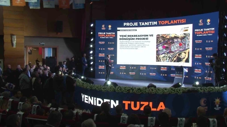 Başkan Şadi Yazıcı, Tuzla’ya 5 yıllık projelerini tanıttı
