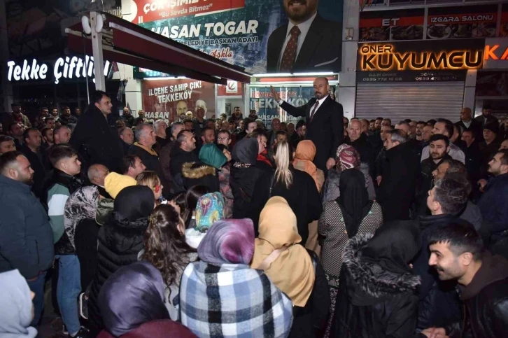 Başkan Togar: “Sevdalısı olduğumuz Tekkeköy için her zaman çalışacağız”
