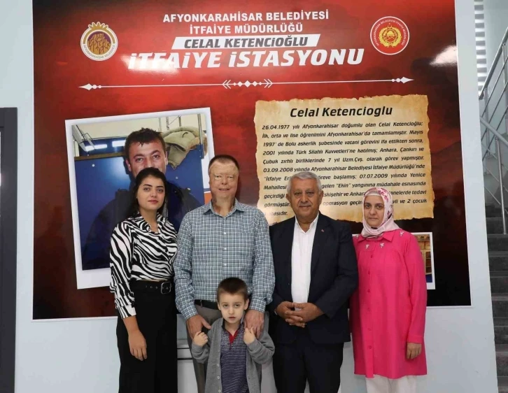 Başkan Zeybek’ten yaralanan itfaiye erine büyük vefa
