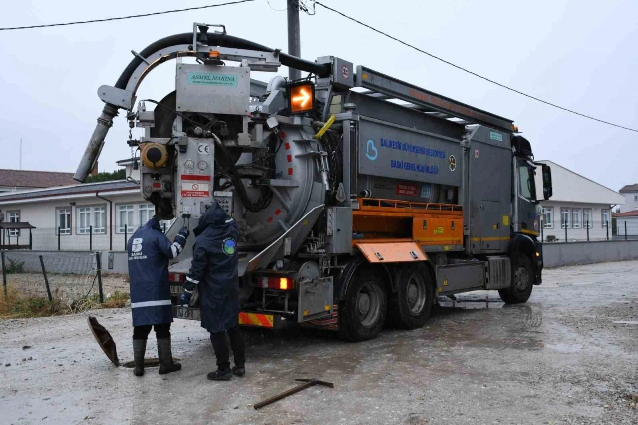 BASKİ,yağışa karşı teyakkuzda
