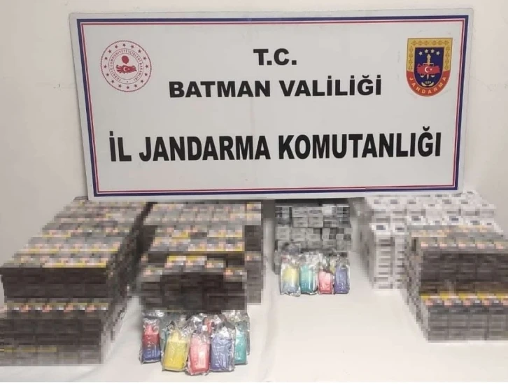 Batman’da 12 bin 113 paket kaçak sigara ele geçirildi
