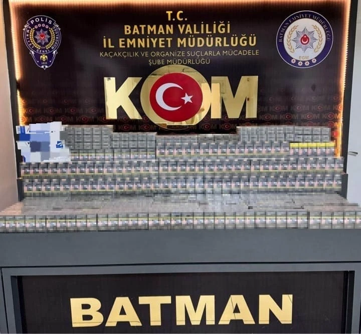 Batman’da kaçak sigara operasyonu: 1 gözaltı
