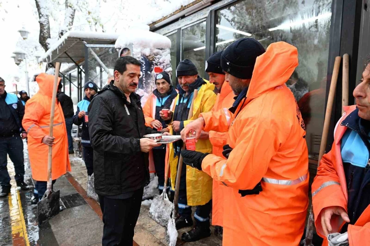 Battalgazi Belediyesi kış mesaisinde
