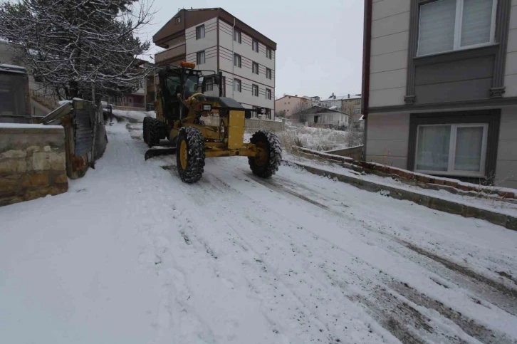 Bayburt’ta karla mücadele çalışması
