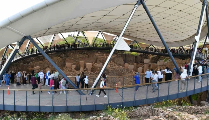 Bayram tatilinde Göbeklitepe 55 bin 573 kişi tarafından ziyaret edildi
