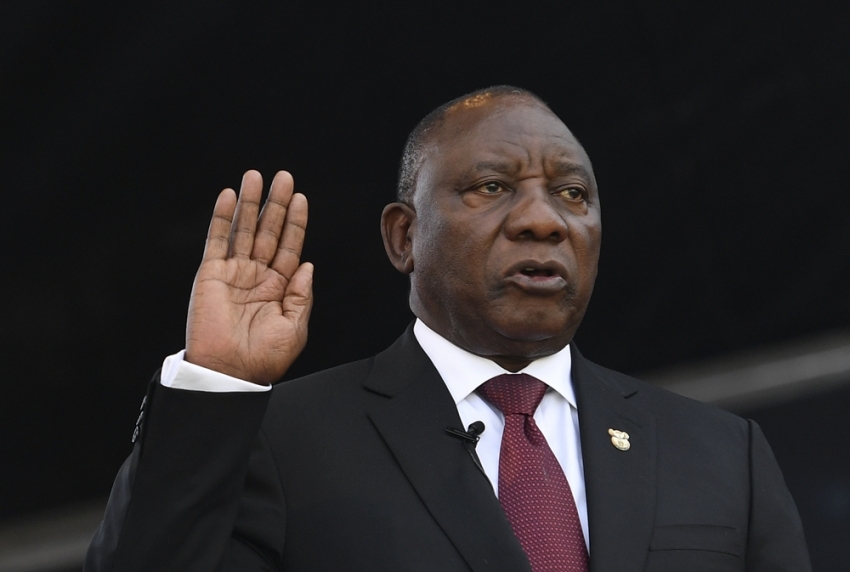 Güney Afrika’da yeniden seçilen Ramaphosa görevine başladı