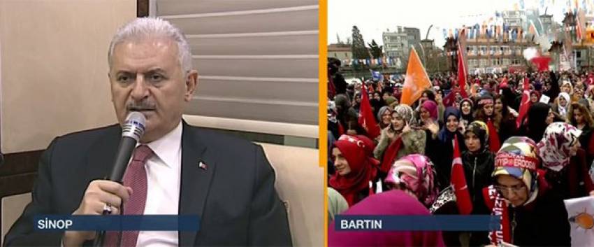 Yıldırım'dan video konferanslı miting