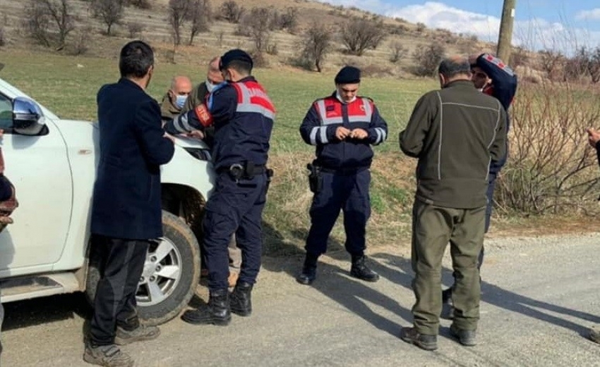 Sokağa çıkma kısıtlamasında ava giden 6 şahıs yakalandı