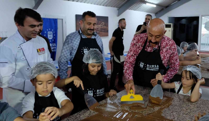 Küçük çikolata şefleriyle ‘en tatlı atölye’