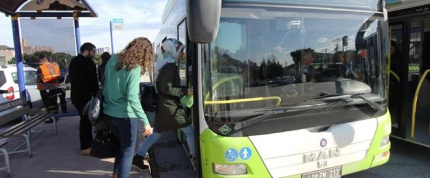 Belediye otobüsleri yedi gün ücretsiz