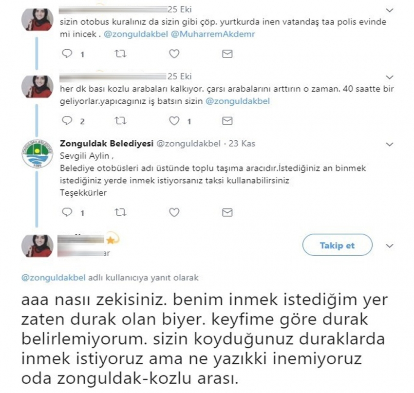 CHP’li belediyeden öğrenciye şok cevap