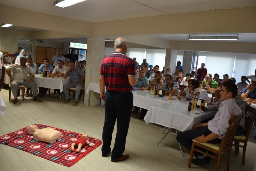 BESAŞ'tan personele ilk yardım eğitimi