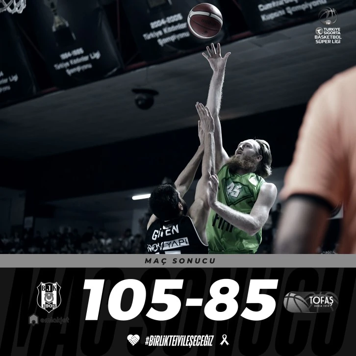 Beşiktaş 105-85 TOFAŞ