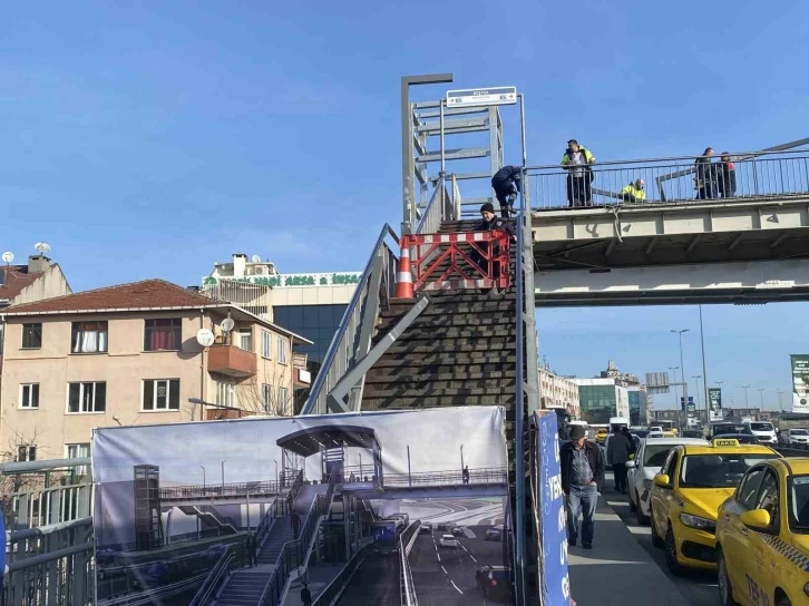 Beşyol metrobüs durağı üst geçit çalışmaları nedeniyle 45 gün hizmet veremeyecek
