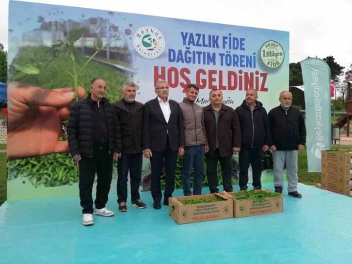 Beykozlu 11 üreticiye 25 bin fide dağıtıldı
