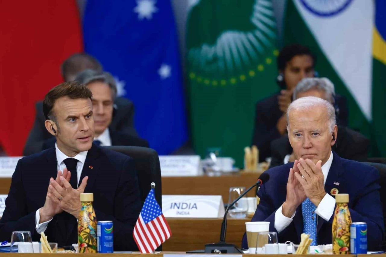 Biden ile Macron arasında "Ukrayna ve Orta Doğu" gündemi
