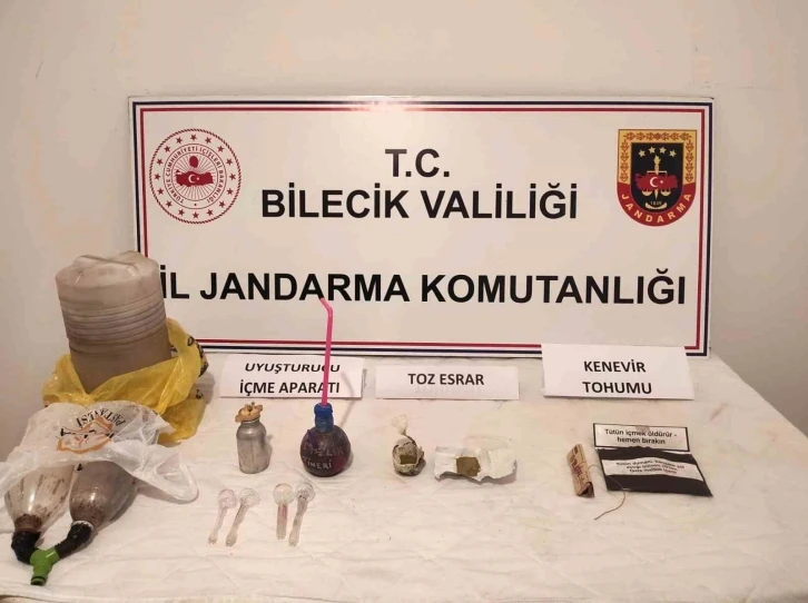 Bilecik’te uyuşturucu operasyonu
