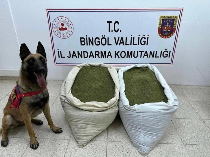 Bingöl’de 45 kilo uyuşturucu madde ele geçirildi
