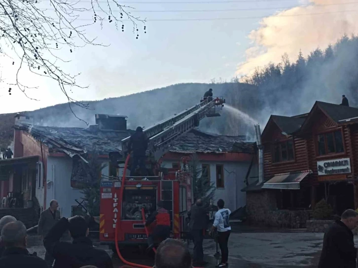 Bingöl’de termal tesislerde yangın
