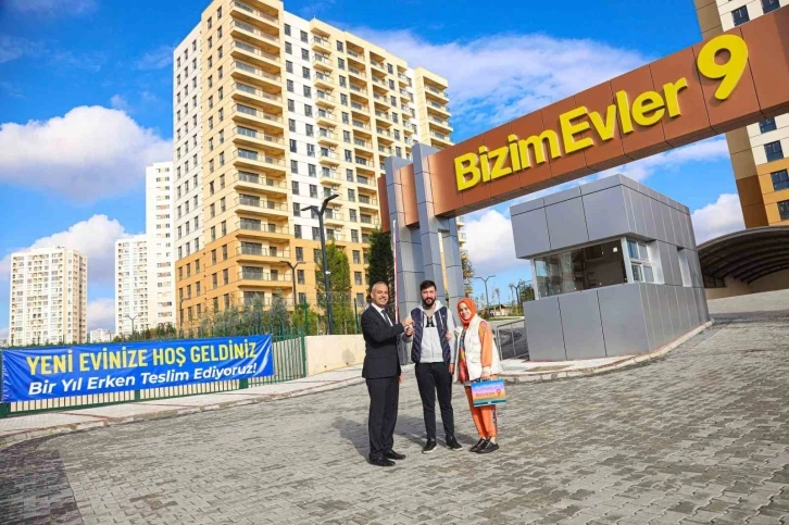 Bizim Evler 9 ve 10’da daire teslimleri 1 yıl erken başladı
