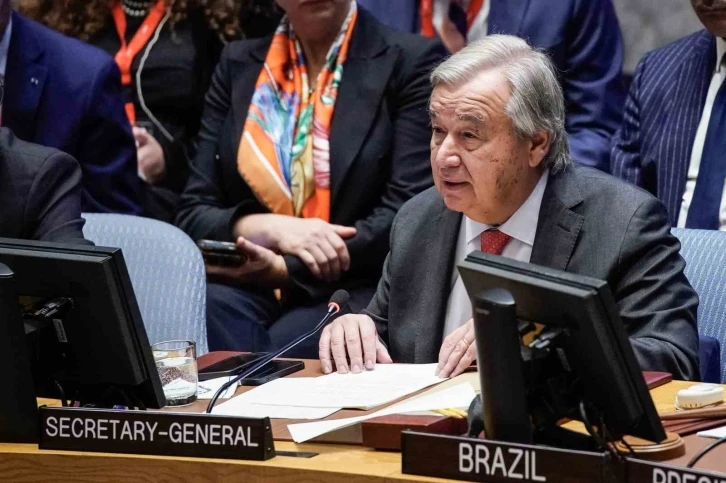 BM Genel Sekreteri Guterres: “Hamas’ın İsrail’e yönelik saldırıları durup dururken başlamadı”
