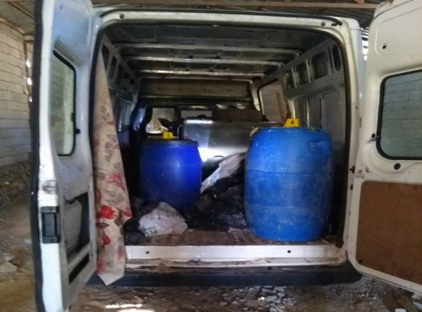 Mardin’de bomba yüklü minibüs ele geçirildi